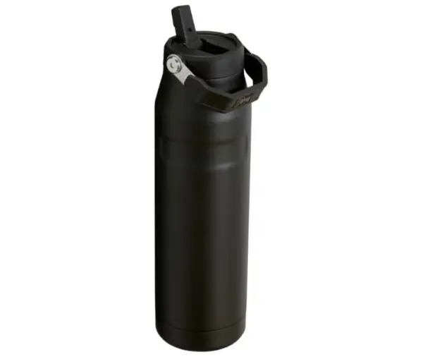 Termopud. ar salm.The IceFlow Botle Flip Straw 1.06L melna - Image 2