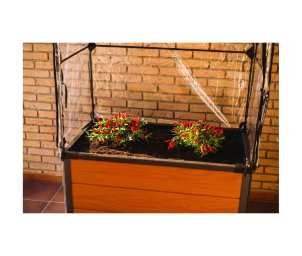 Siltumnīca terasei Maple Green House 99x58x185cm pelēka Keter - Image 3