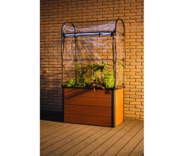 Siltumnīca terasei Maple Green House 99x58x185cm pelēka Keter - Image 2