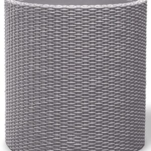 Puķu pods Medium Cylinder Planter gaiši pelēks