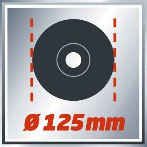 Einhell Leņķa slīpmašīna TC-AG 125 - Image 4