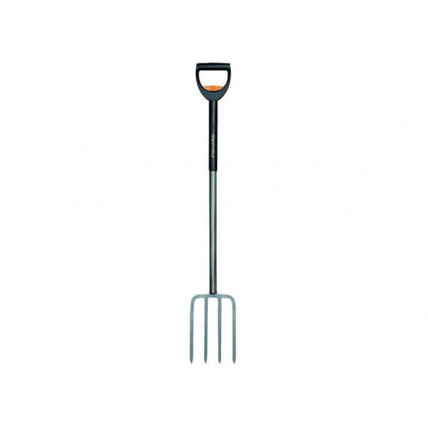 Fiskars telesk.dārza dakša, spica