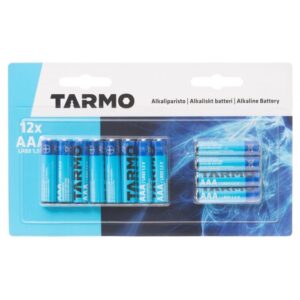 Tarmo baterijas AAA 12gb.