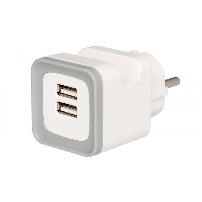 Tarmo USB lādētājs ar 2 ligzdām