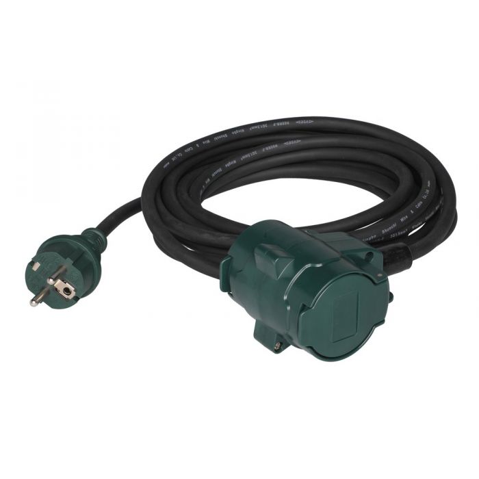 Tarmo pagarinātājs 5m,2kontaktligz.,IP44 - Image 2