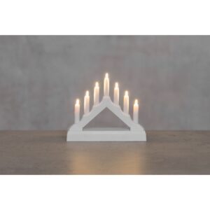 Finnlumor svečturis,mini 13cm,balts