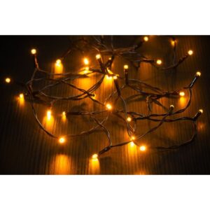 Finnlumor LED virtene 80LED,7.9m IP44, dzintara krāsa