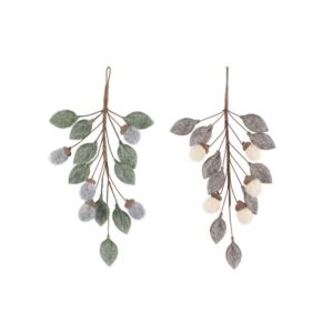 Winteria dekor.filca zars,30cm,2krāsas