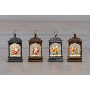 Finnlumor Laterna ar gaismiņām - Sniegavīrs