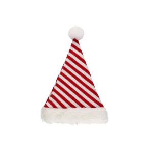 Winteria Ziemassvētku cepure,adīta,balta-sark.