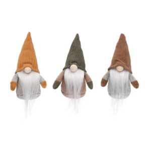 Winteria rūķis ar velveta cepuri(3 krāsas cep.),15cm