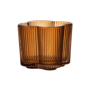 Fanni K svečturis,brūns stikls