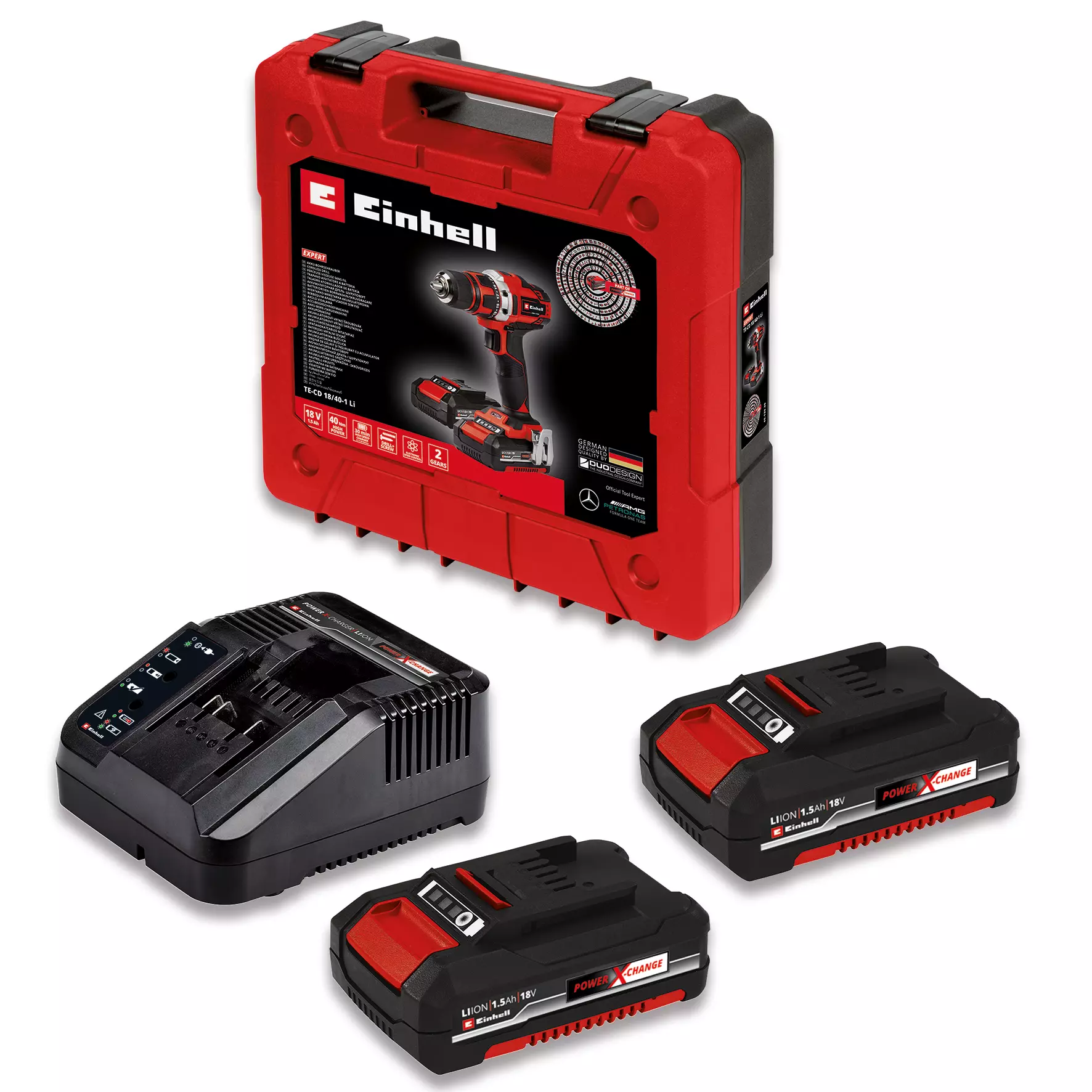 Einhell Akumulatora urbjmašīna TE-CD 18/40-1 Li - Image 2