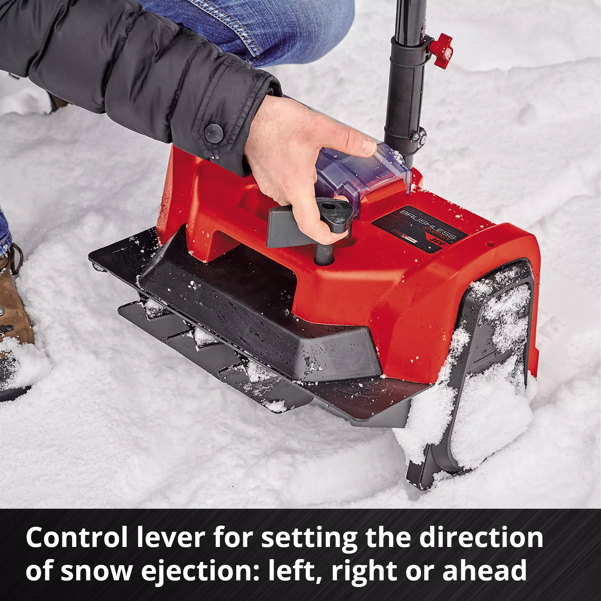 Einhell akumulatora sniega pūtējs GE-ST 36/40 Li E-Solo - Image 8