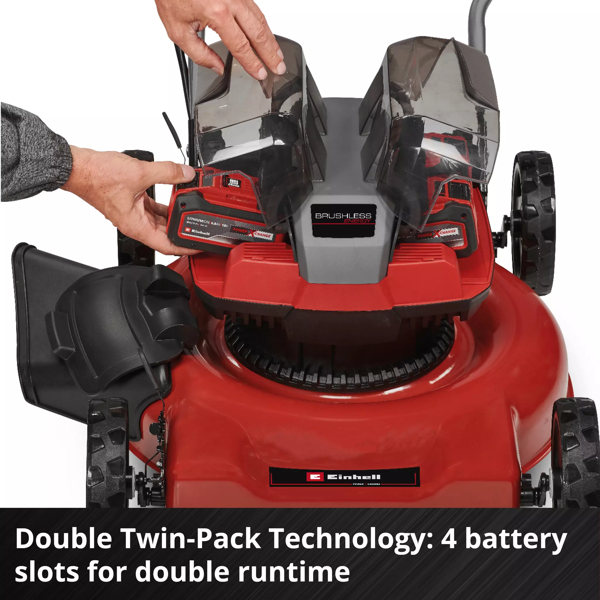 Einhell akumulatora zāles pļāvējs GE-CM 36/48 Li-M - Image 4