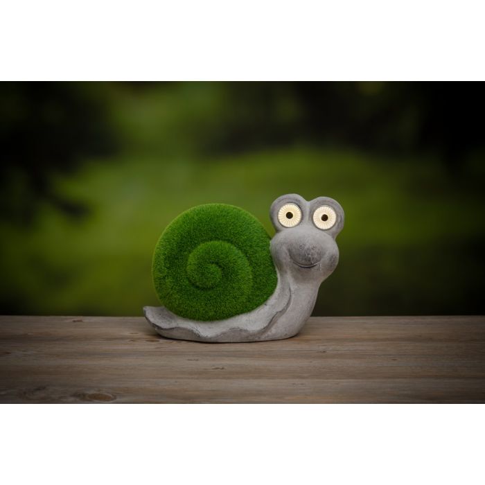 Tarmo dārza dekors Gliemezis ar solāro g.,20cm