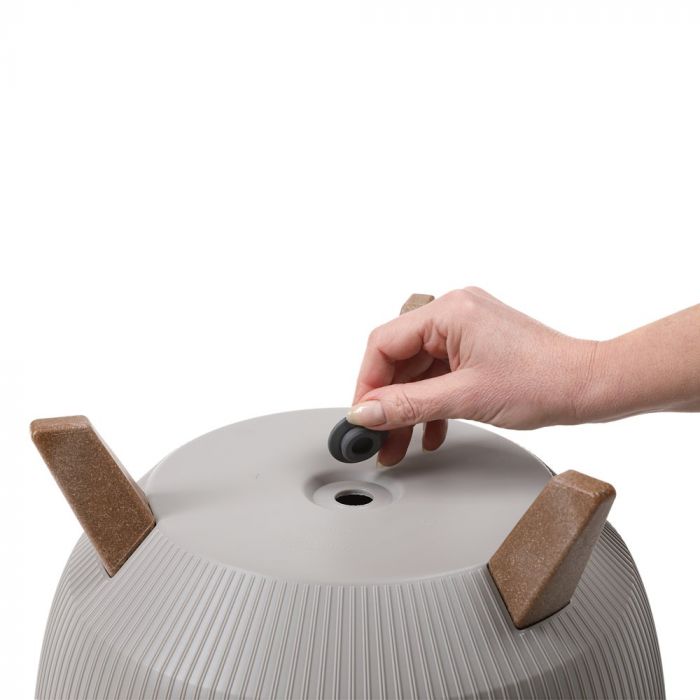 4Living puķu pods Roma Line 33cm / zaļš - Image 2