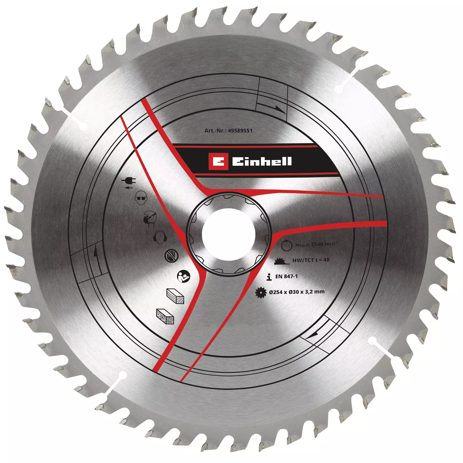 Einhell TCT Zāģa asmens254x30x2.4 KWB 48Z