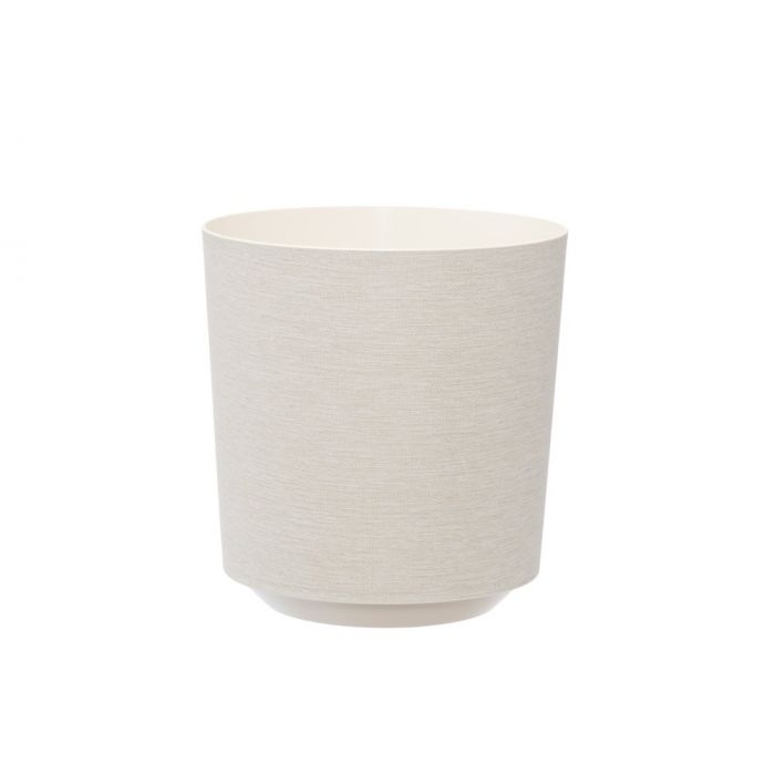 4Living puķu pods Gama Textil 25cm/10.5 L , balts