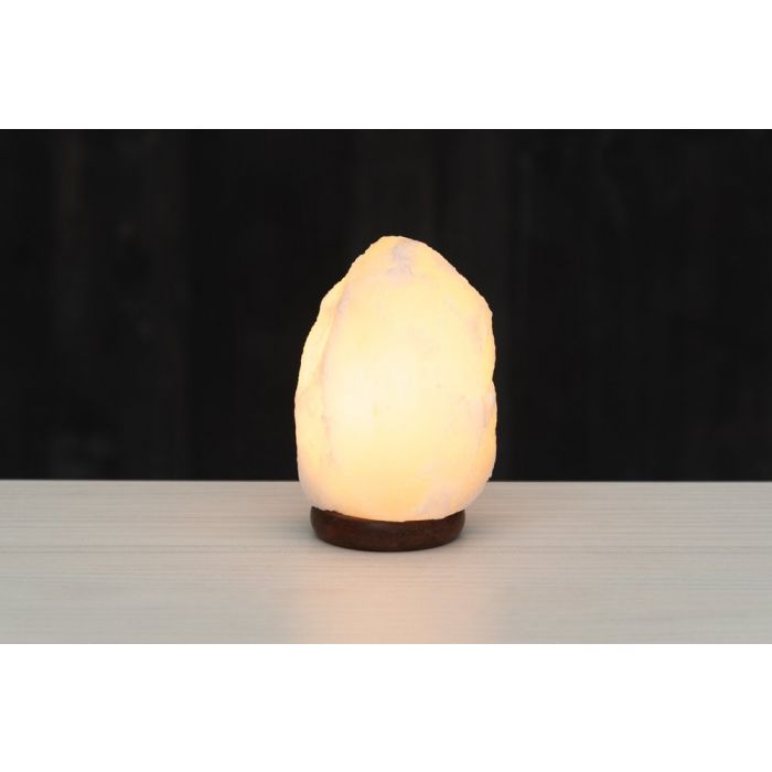 4Living akmens sāls galda lampa,balta